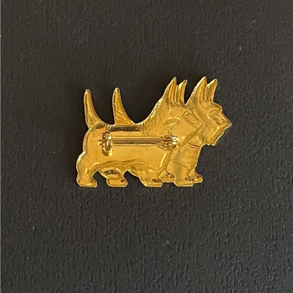 Vintage Brooch - Two Dogs Wearing Sweaters - Picture 2 of 4